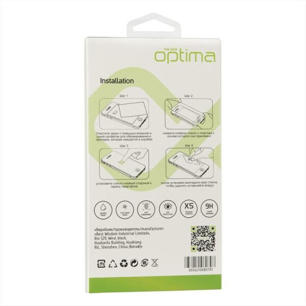 

Защитное стекло Optima 5D for Huawei Mate 10 Lite Black