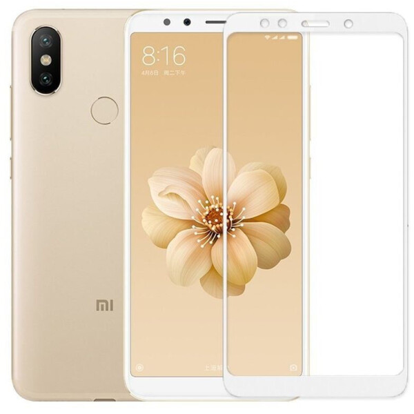 

Optima Full Screen Protective Glass for Xiaomi Mi 6X / Mi A2 White