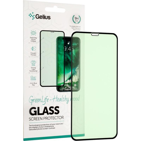 

Защитное стекло Gelius Green Life for iPhone 11 Pro/X/XS Black