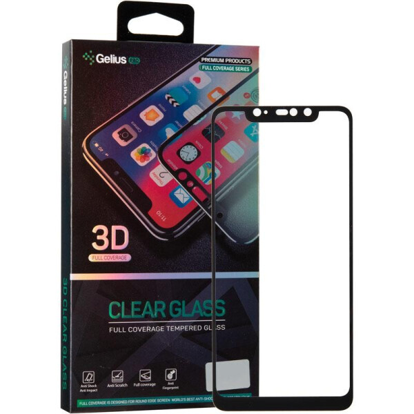 

Защитное стекло Gelius Pro 3D for Xiaomi Redmi Note 6 Pro Black
