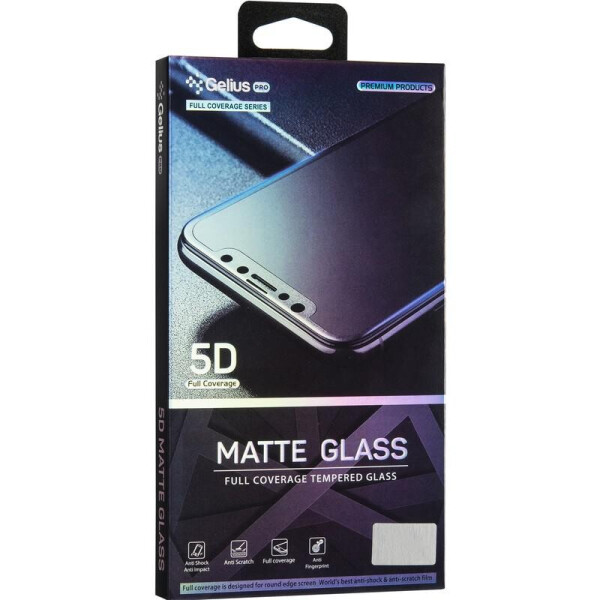 

Защитное стекло Gelius Pro 5D Matte Glass for iPhone XR Black