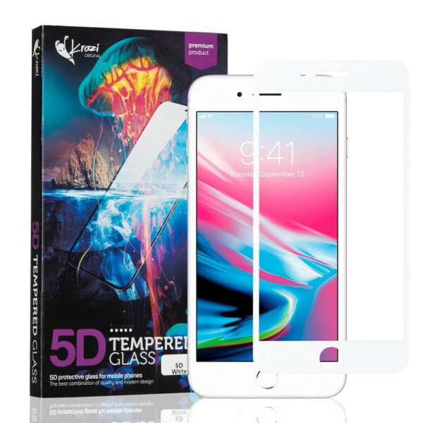 

Защитное стекло Krazi 5D for iPhone 7 Plus/8 Plus White