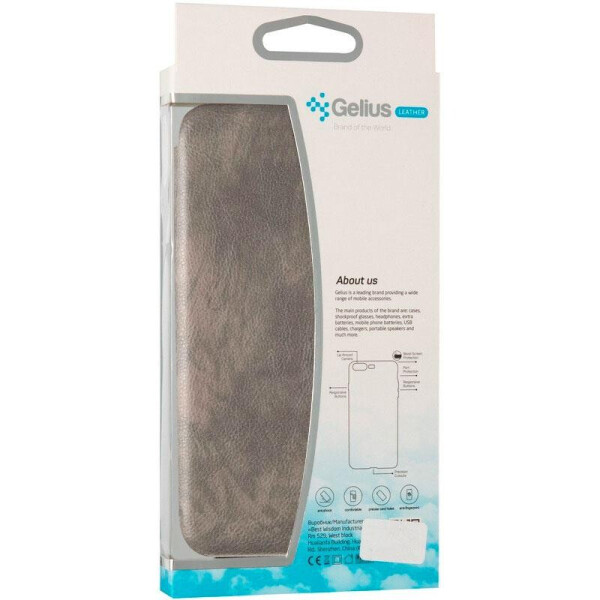 

Чехол Book Cover Leather Gelius for Huawei Nova 4 Grey