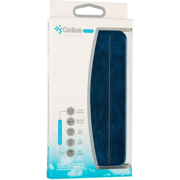 

Чехол Book Cover Leather Gelius for Huawei Y5P Blue