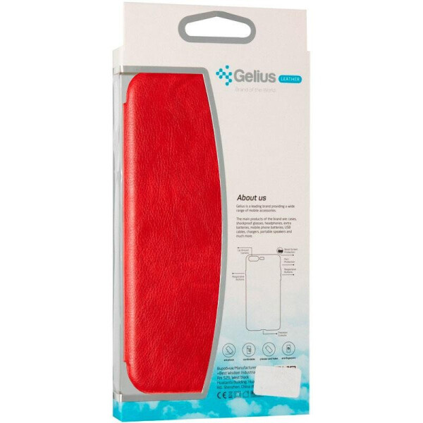 

Чехол Book Cover Leather Gelius for Huawei Y8P/P Smart S Red