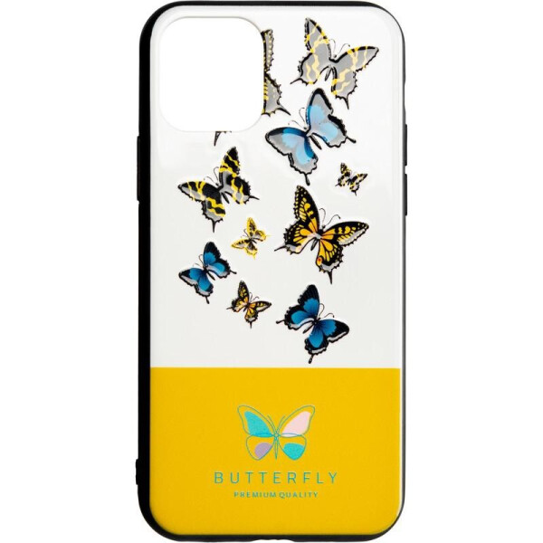 

Butterfly Case for Huawei Y6s (2019)/Y6 Prime (2018)/Honor 8a Yellow
