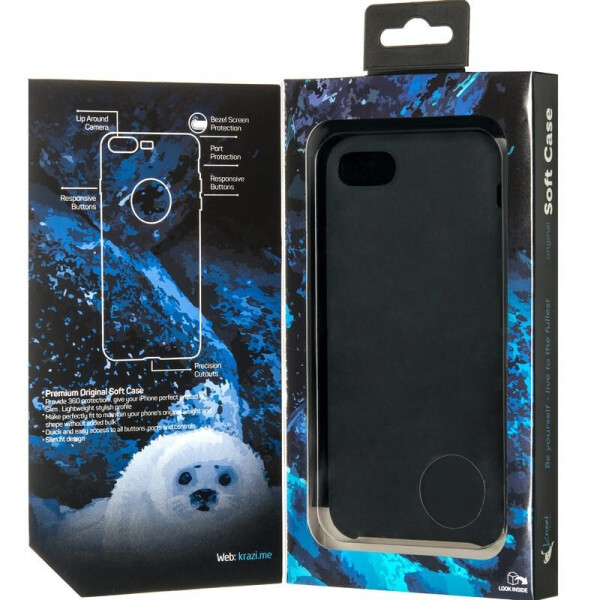 

Krazi Soft Case for iPhone 7/8 Black