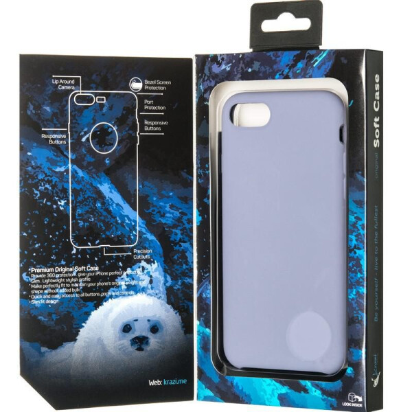

Krazi Soft Case for iPhone 7/8 Lavender Grey