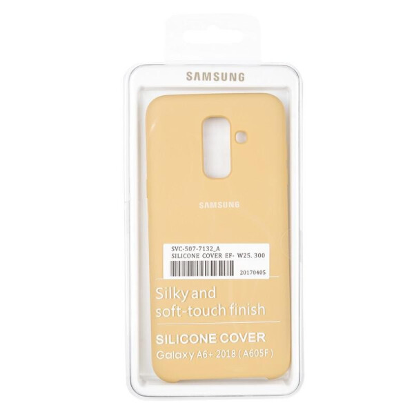 

Чехол Original Soft Case Samsung A605 (A6 Plus-2018) Gold (28)