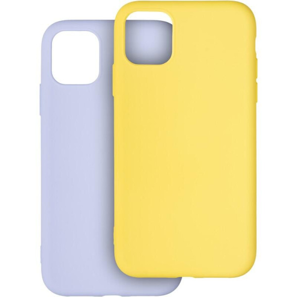 

Набор чехлов Krazi Full Soft для iPhone 11 Violet/Yellow