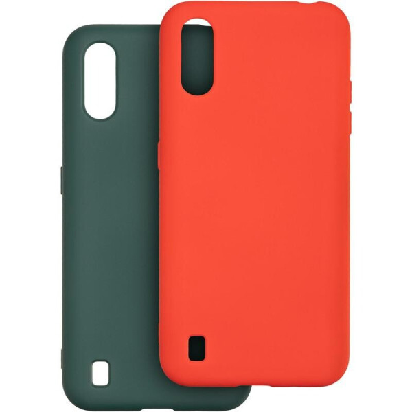 

Набор чехлов Krazi Full Soft для Samsung A015 (A01) Green/Red
