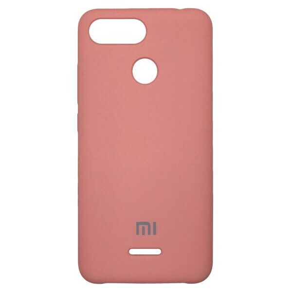 

Чехол Silicone Cover Logo for Xiaomi Redmi 6 Pink