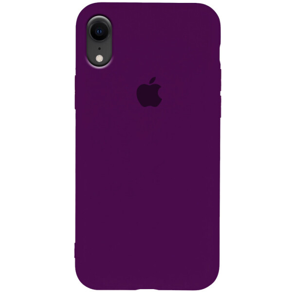 

Чехол Silicone Case Slim Full Protective для Apple Apple iPhone XR (6.1") Фиолетовый / Grape
