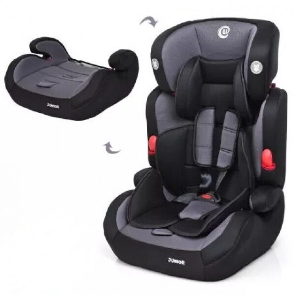 

Автокресло детское Bambi Junior 3546, 9-36 кг 2 в 1 Серый