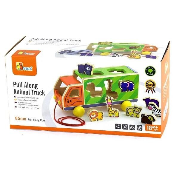 

Игрушка-сортер Viga Toys Грузовик с животными (50344)