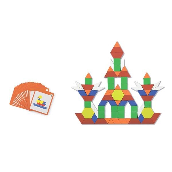 

Набор Viga Toys Блоки геометрические на магнитах 102 эл. (50669)