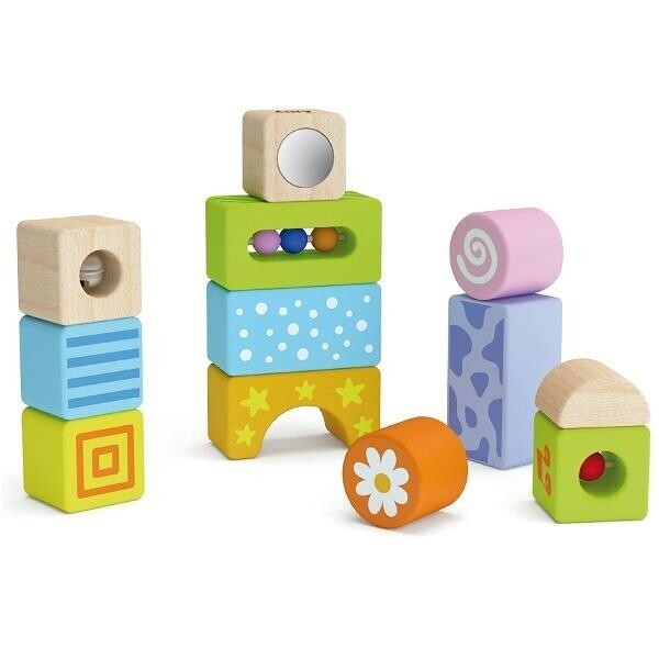 

Набор строительных блоков Viga Toys Погремушки (50682)