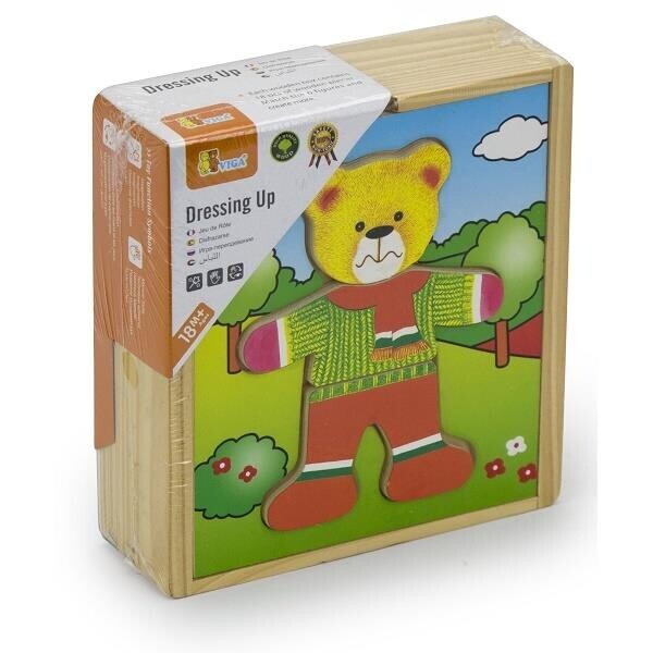 

Игровой набор Viga Toys Гардероб медведя (56401)