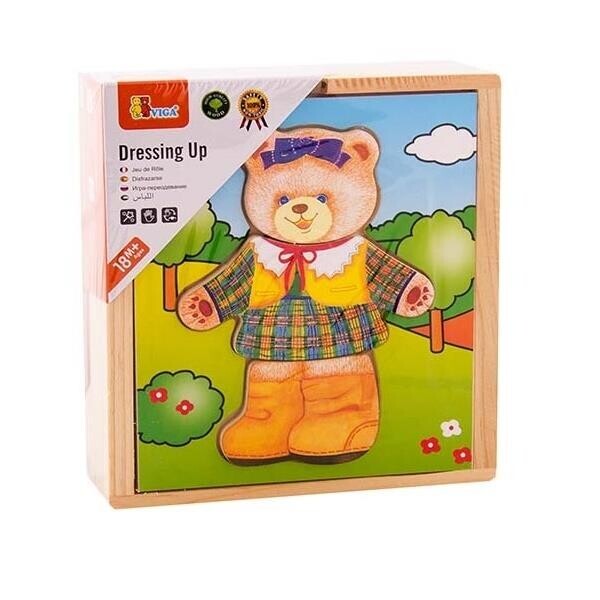 

Игровой набор Viga Toys Гардероб медведицы (56403)