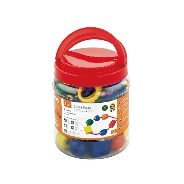 

Шнуровка Viga Toys Бусинки, 30 шт. (58466)