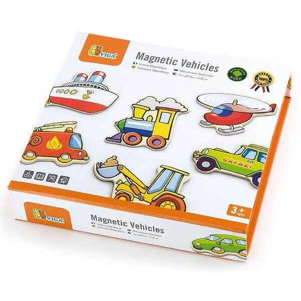 

Набор магнитных фигурок Viga Toys Транспорт 20 шт. (58924)
