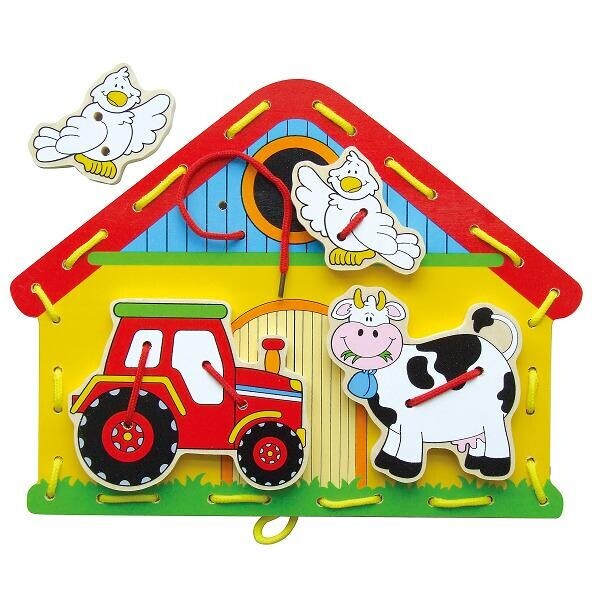 

Шнуровка Viga Toys Ферма (59027)