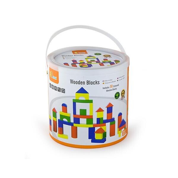 

Набор строительных блоков Viga Toys 50 шт., 3,5 см (59542)