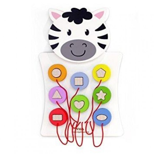 

Игрушка настенная Viga Toys Зебра с фигурками (50681)