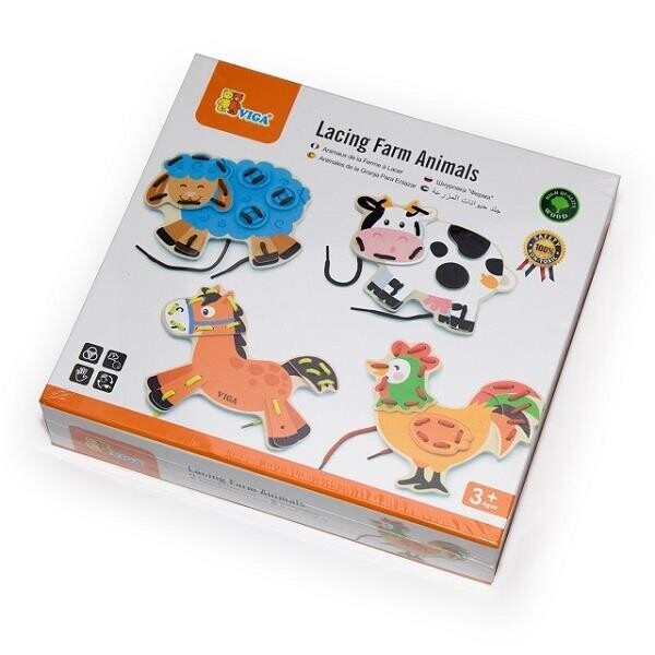

Шнуровка Viga Toys Ферма (51325)