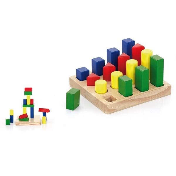 

Набор деревянных блоков Viga Toys Форма и размер (51367)