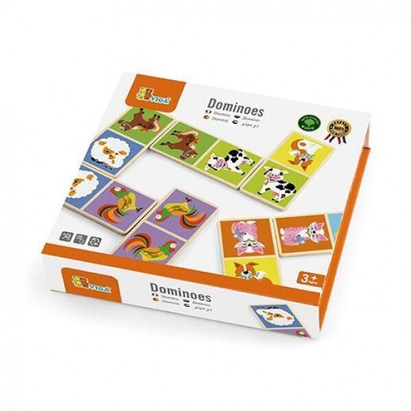 

Настольная игра Viga Toys Домино Ферма (51306)