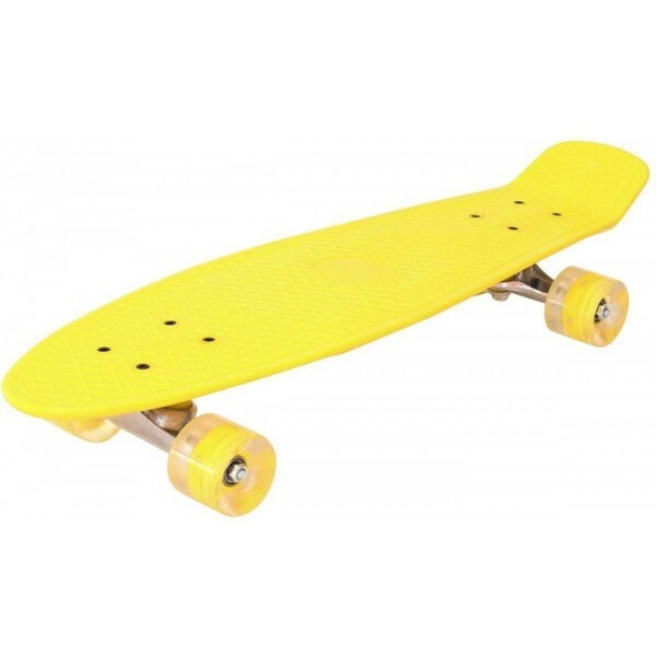 

Скейтборд Пенни борд скейт Profi Action Penny Board 57см-15см желтый