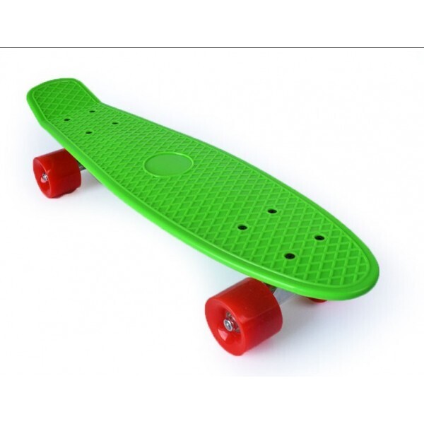 

Скейтборд Пенни борд скейт Profi Action Penny Board 57см-15см зеленый