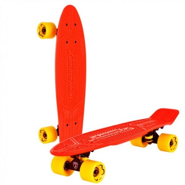 Скейтборд Пенни борд скейт Profi Action Penny Board 57см-15см красный