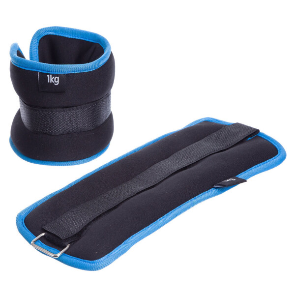 

Утяжелители-манжеты для рук и ног (2*1 кг) Zelart FI-1303-2-BL