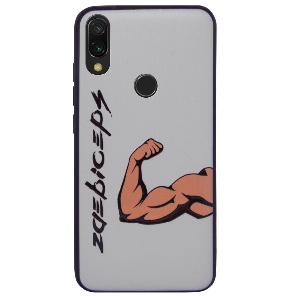 

TPU+PC чехол ForFun для Xiaomi Redmi 7 Бицепс / Серый (is_00000031569_3)