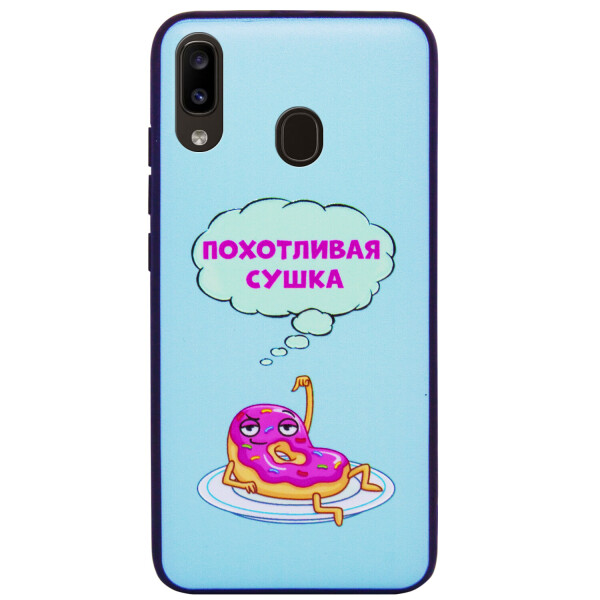 

TPU+PC чехол ForFun для Samsung Galaxy A20 / A30 Похотливая сушка / Голубой (is_00000031565_8)