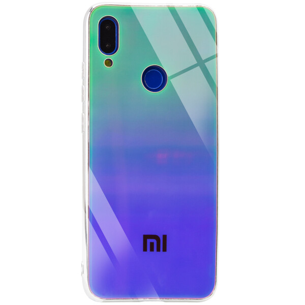 

TPU+Glass чехол Gradient Rainbow с лого для Xiaomi Redmi 7 Зеленый (is_00000031487_2)