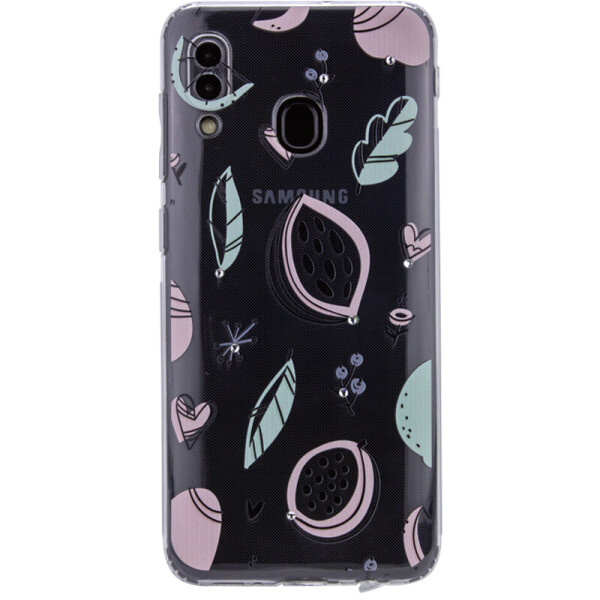 

TPU чехол Luxury Diamond full protective для Samsung Galaxy A20 / A30 Прозрачный / Экзотические фрукты (is_00000030703_5)