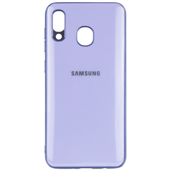 

TPU чехол GLOSSY LOGO для Samsung Galaxy A20 / A30 Сиреневый (is_00000030633_9)