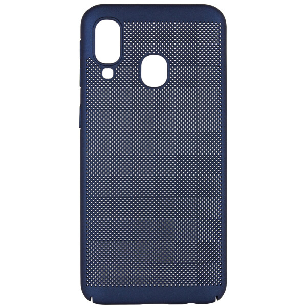 

Ультратонкий дышащий чехол Grid case для Samsung Galaxy A40 (A405F) Темно-синий (is_00000030049_4)