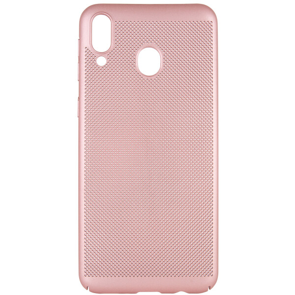 

Ультратонкий дышащий чехол Grid case для Samsung Galaxy M20 Розовый (is_00000030045_3)