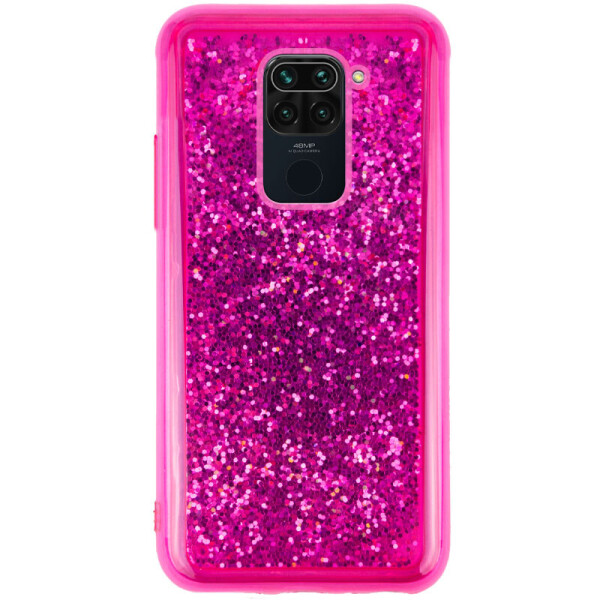 

TPU+PC чехол Sparkle (glitter) для Xiaomi Redmi Note 9 / Redmi 10X Малиновый (is_00000037466_4)
