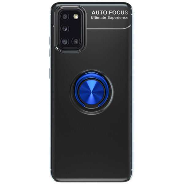

TPU чехол Deen ColorRing под магнитный держатель (opp) для Samsung Galaxy A31 Черный / Синий (is_00000037064_4)