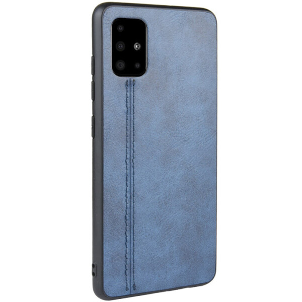 

Кожаный чехол Line для Samsung Galaxy A71 Синий (is_00000037011_3)