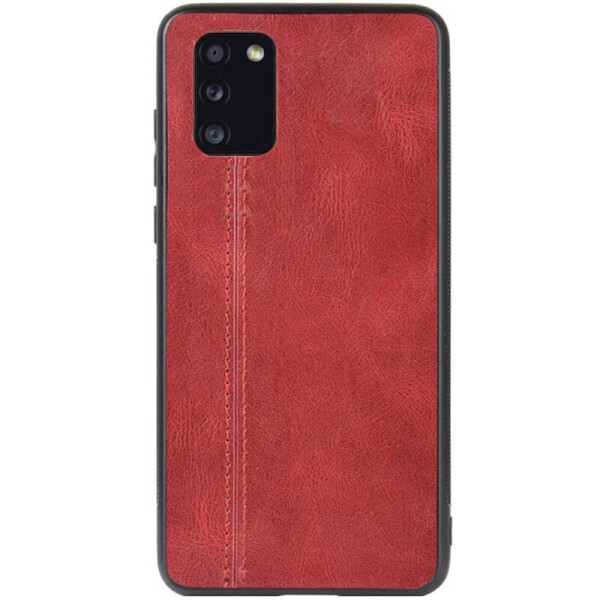 

Кожаный чехол Line для Samsung Galaxy A41 Красный (is_00000037009_2)