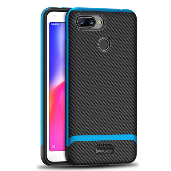 

Чехол iPaky TPU+PC для Xiaomi Redmi 6 Черный / Синий (is_00000025511_3)