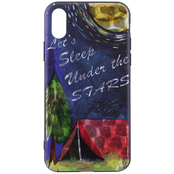 

TPU чехол YCT Brilliant для Apple iPhone X (5.8") / XS (5.8") Сон в палатке (is_00000023574_9)