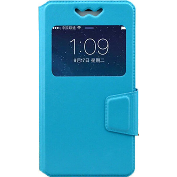 

Чехол-книжка TOTO Book cover silicone slide Universal 4.5'-4.8' Blue bz_F_47578