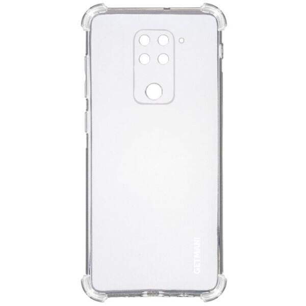 

TPU чехол GETMAN Ease logo усиленные углы для Xiaomi Redmi Note 9 / Redmi 10X Прозрачный / Transparent (is_00000036543_1)